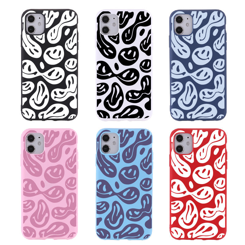 Simple Smile Frosted Soft Phone Case