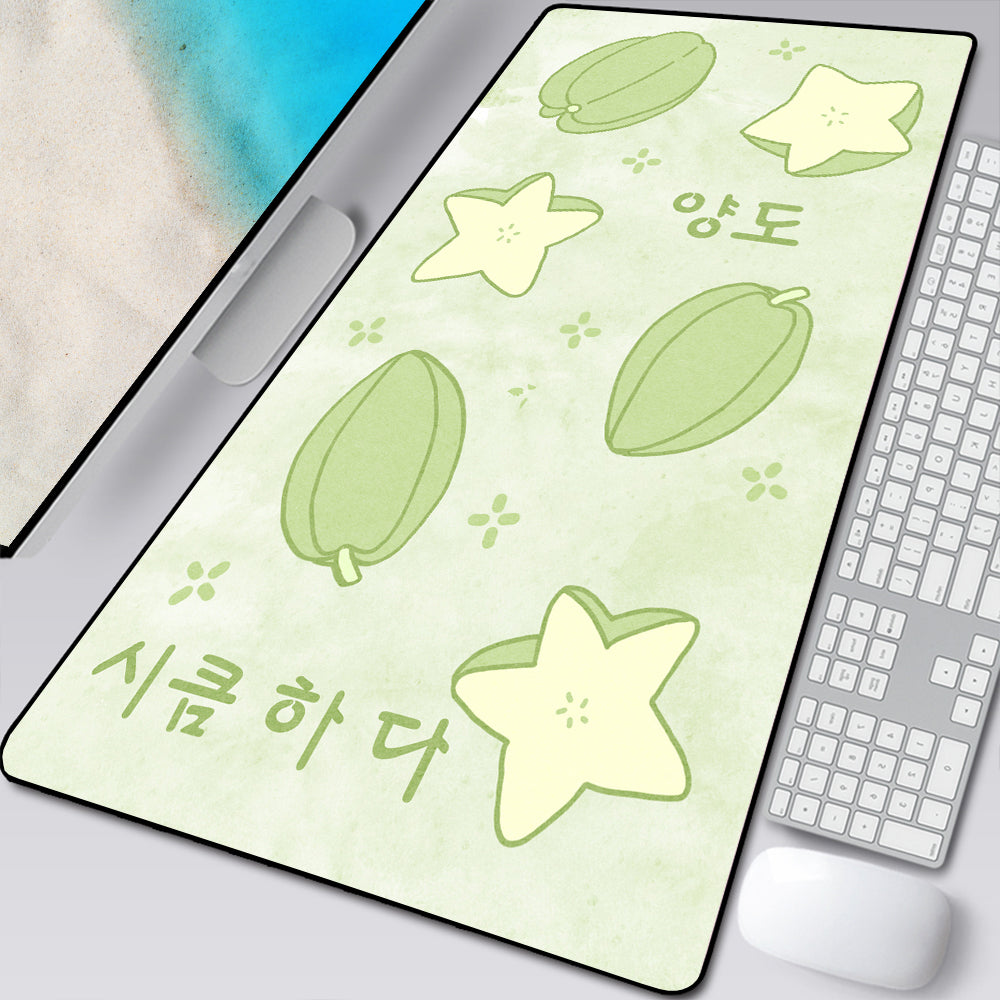 Large Computer Gamer Fruit Super Long Mouse Pad