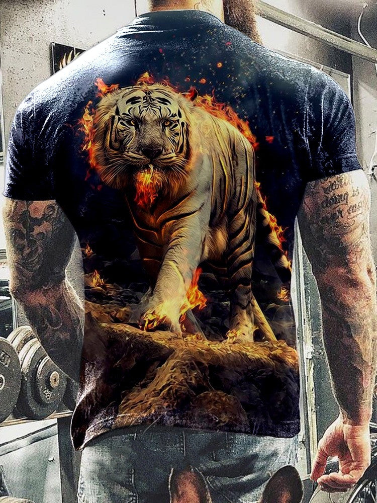 Animal Beast Lion Summer Men&