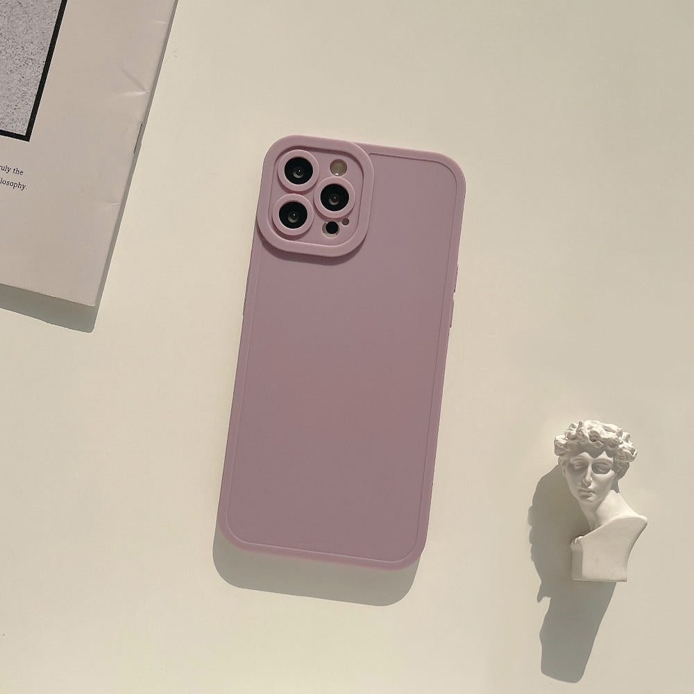 Frosted Angel Eye Silicone Phone Case