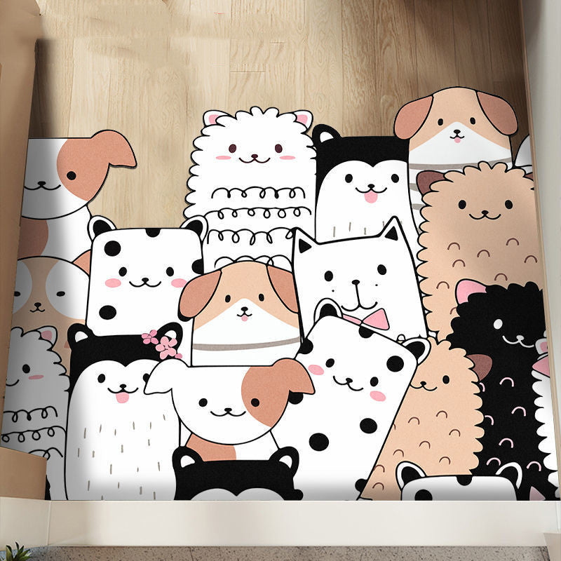 Home Bedroom Bathroom Door Printed Floor Mat