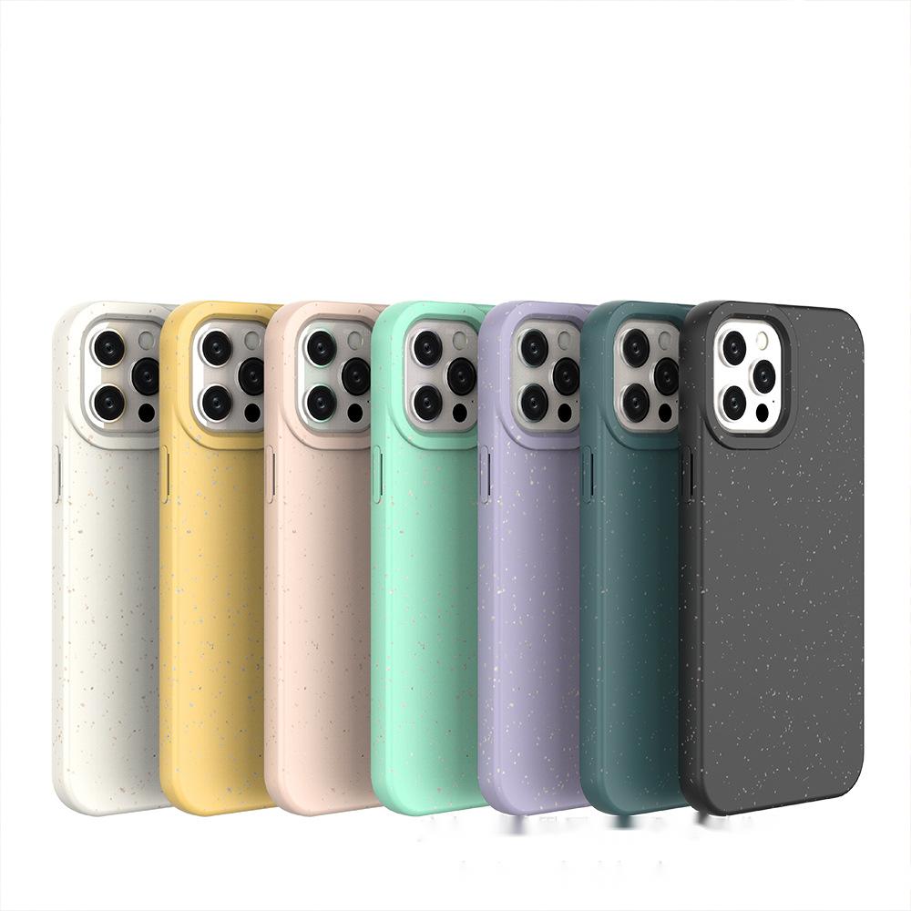 Wheat Straw PLA Environmentally Friendly Fully Degradable Mobile Phone Case