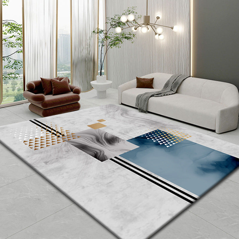 Simple Geometric Bedroom Bedside Rug Home Living Room Full Of Decorative Floor Mats