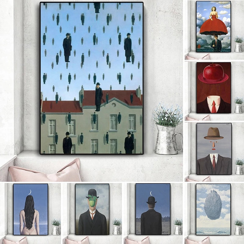 Surreal Classical Canvas Painting Reproduction Poster And Printing