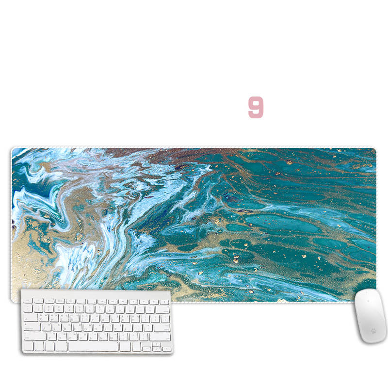 Abstract Marble Mouse Pad Thickened Overlock Large Simple