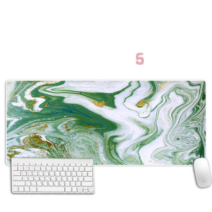 Abstract Marble Mouse Pad Thickened Overlock Large Simple