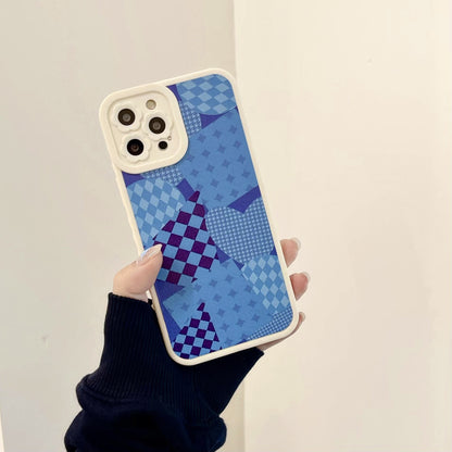 Ladies Fashion Applique Flower Lens Phone Case