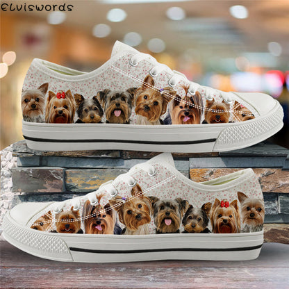 Polynesian Print Low-Top Canvas Casual