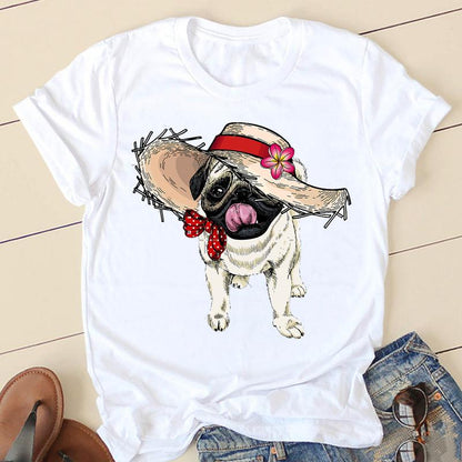 Advertising Shirt White Short-sleeved Round Neck T-shirt Summer Men And Women