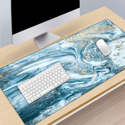 Abstract Marble Mouse Pad Thickened Overlock Large Simple