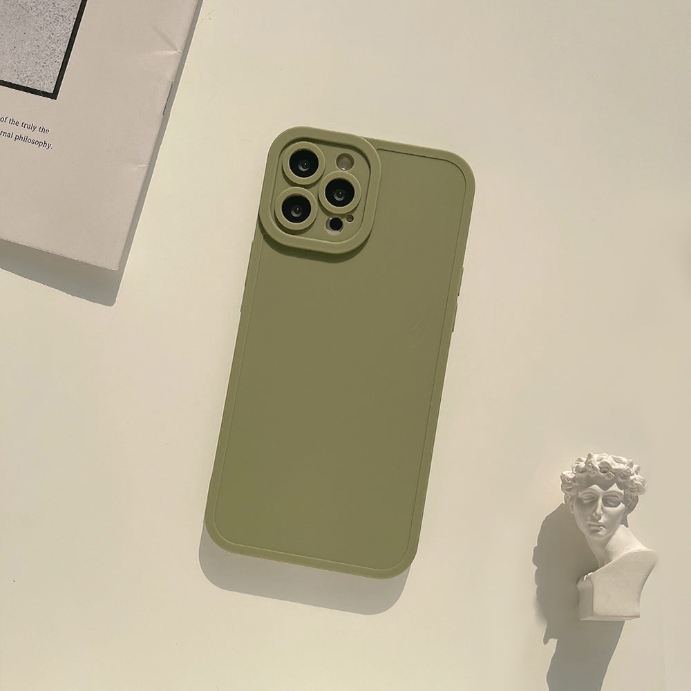 Frosted Angel Eye Silicone Phone Case