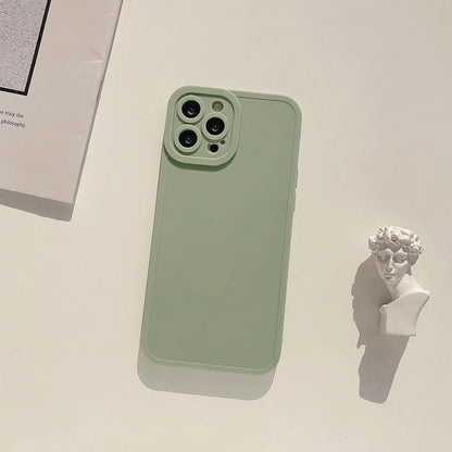 Frosted Angel Eye Silicone Phone Case