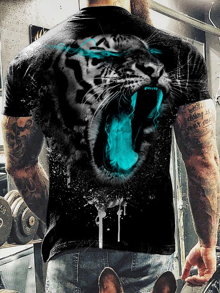Animal Beast Lion Summer Men&