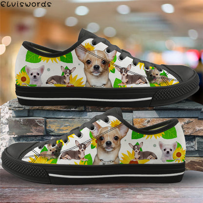 Polynesian Print Low-Top Canvas Casual