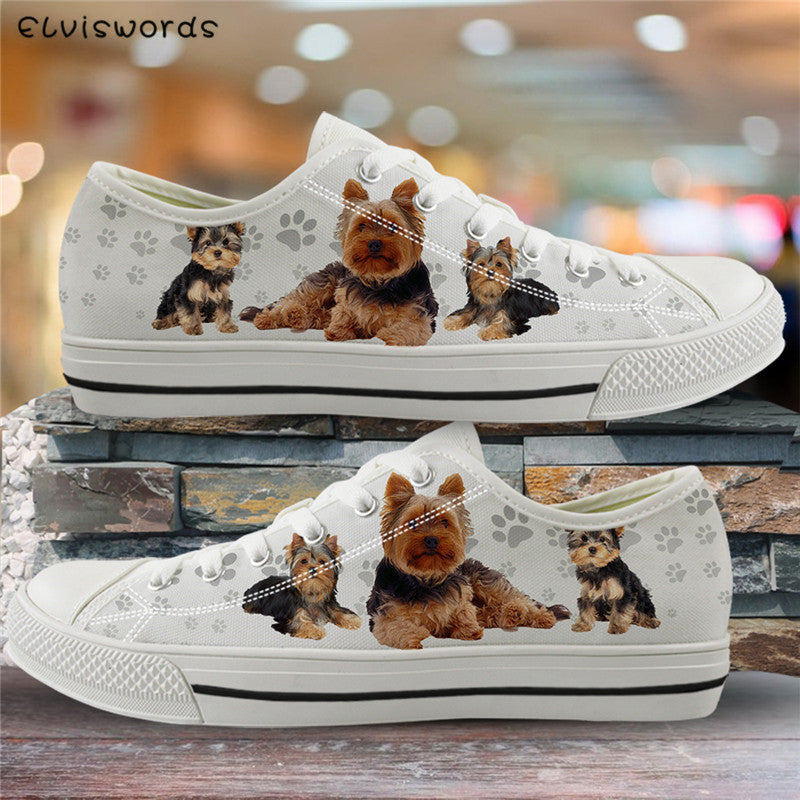 Polynesian Print Low-Top Canvas Casual