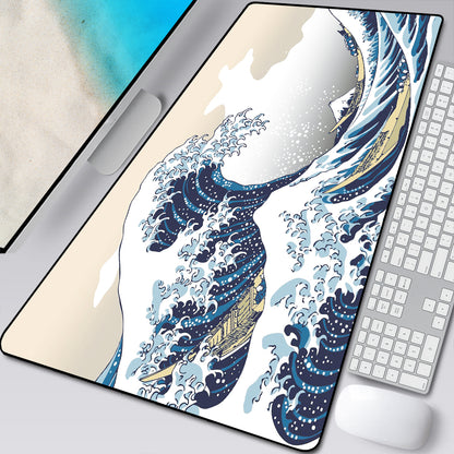Natural Rubber Computer Overlock Mouse Pad