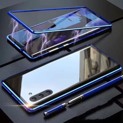 Suitable For Note20 Mobile Phone Case Metal Double-sided Anti-fall Protective Cover