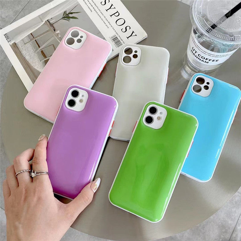 Jelly Color Pinch Fine Hole Phone Case