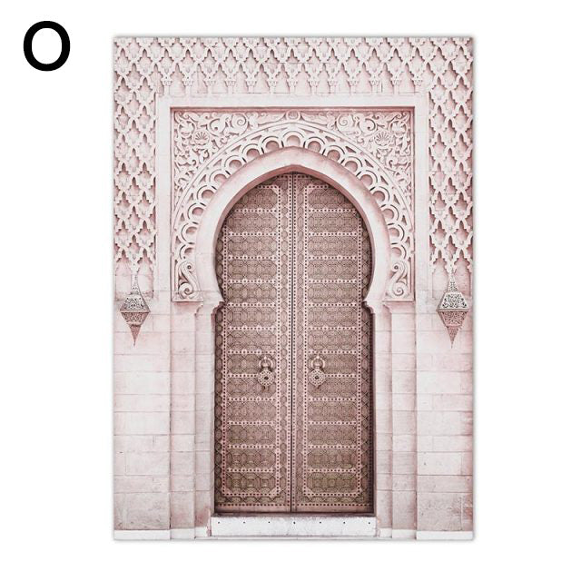 Trendy Peony Eiffel Tower Wall Art Poster Canvas Painting Decoration