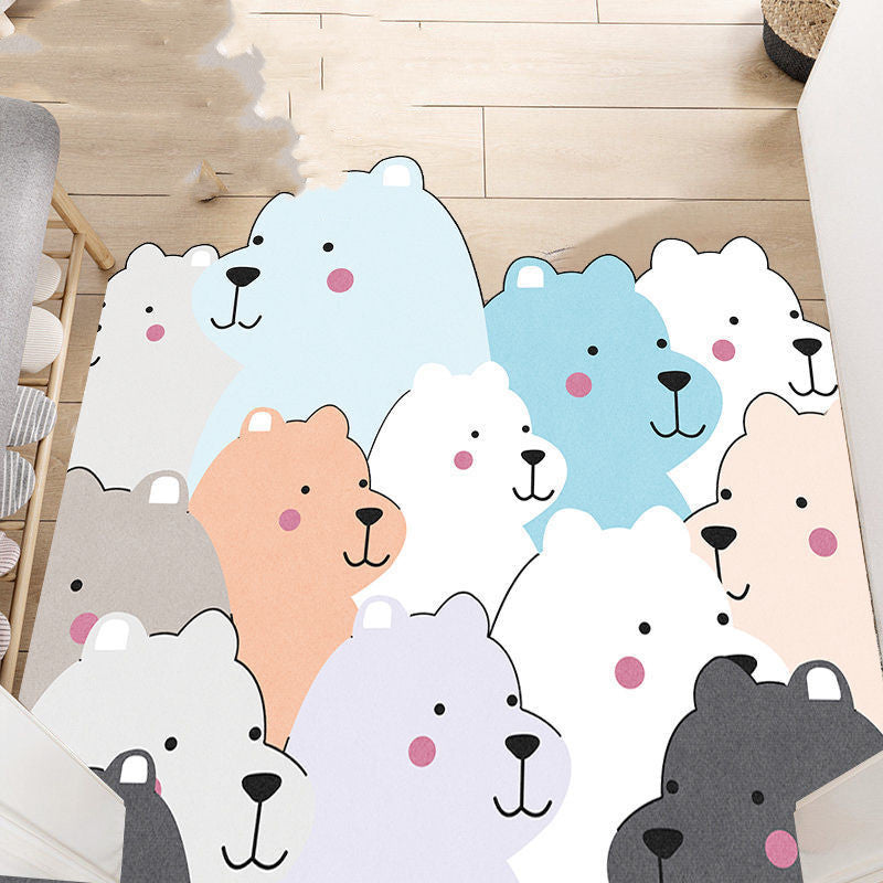 Home Bedroom Bathroom Door Printed Floor Mat