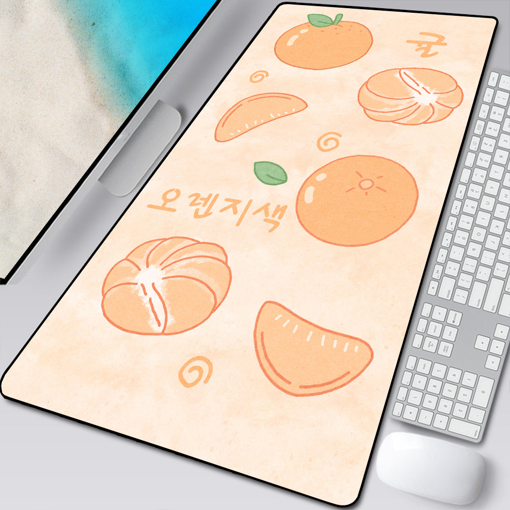 Large Computer Gamer Fruit Super Long Mouse Pad