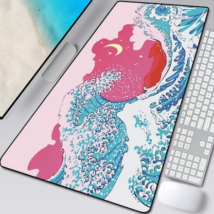 Natural Rubber Computer Overlock Mouse Pad