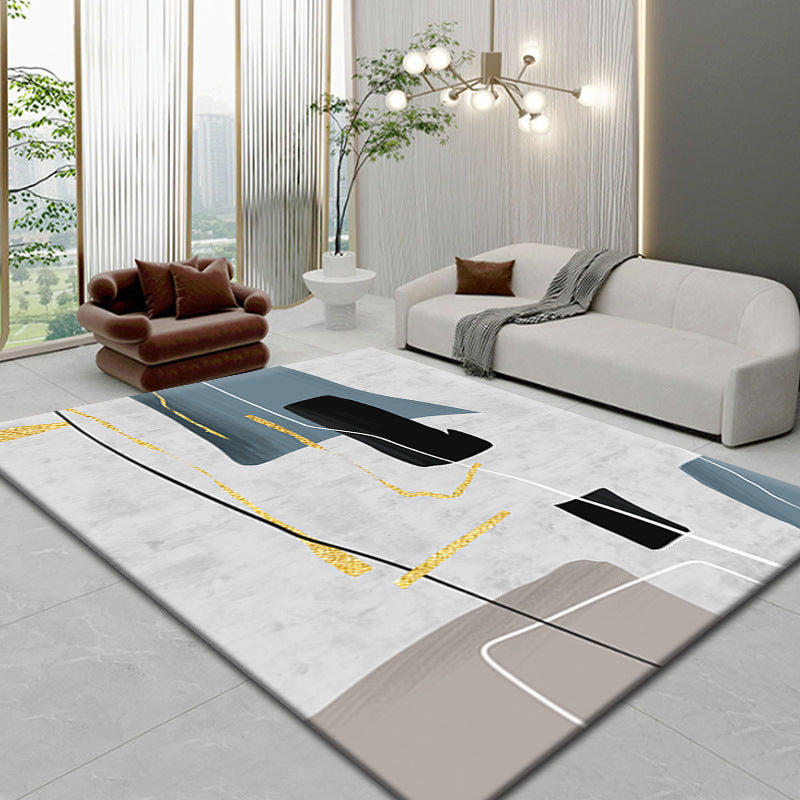 Simple Geometric Bedroom Bedside Rug Home Living Room Full Of Decorative Floor Mats