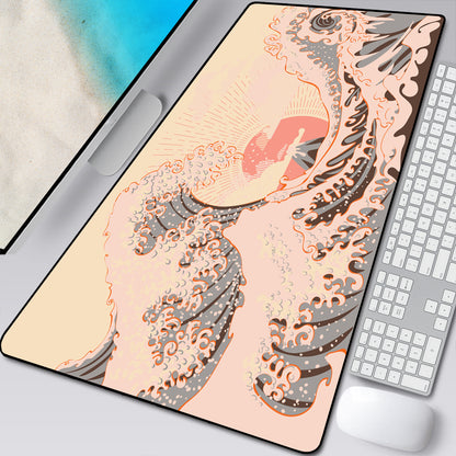 Natural Rubber Computer Overlock Mouse Pad