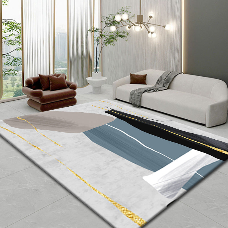 Simple Geometric Bedroom Bedside Rug Home Living Room Full Of Decorative Floor Mats