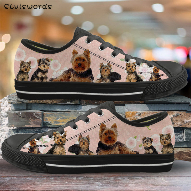 Polynesian Print Low-Top Canvas Casual