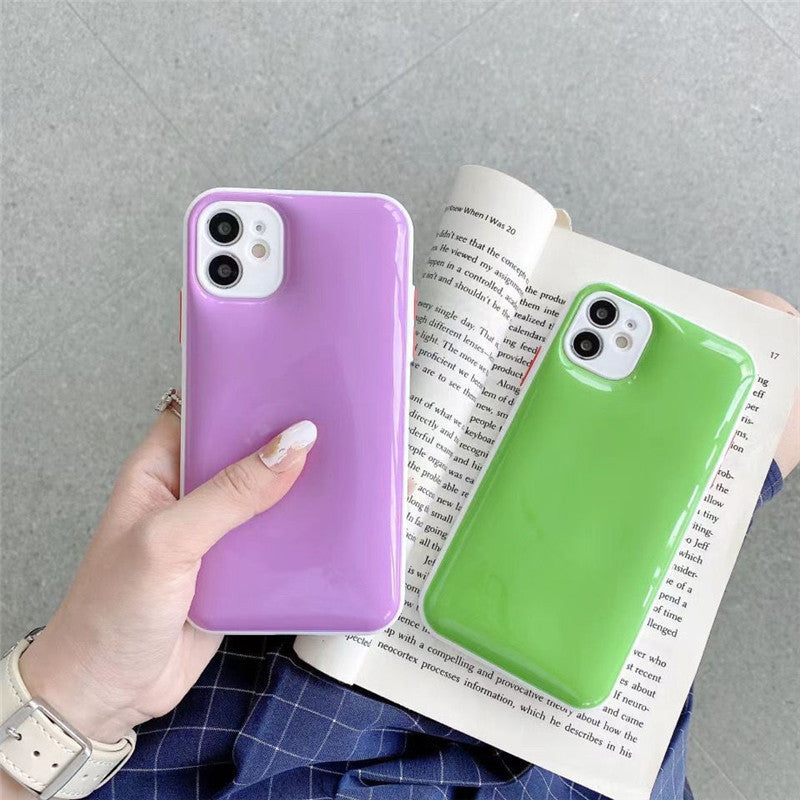 Jelly Color Pinch Fine Hole Phone Case