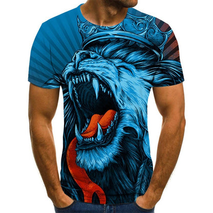 Animal Beast Lion Summer Men&