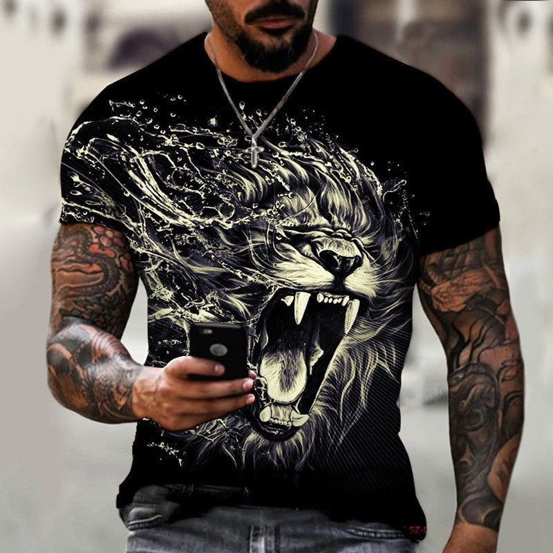Animal Beast Lion Summer Men&