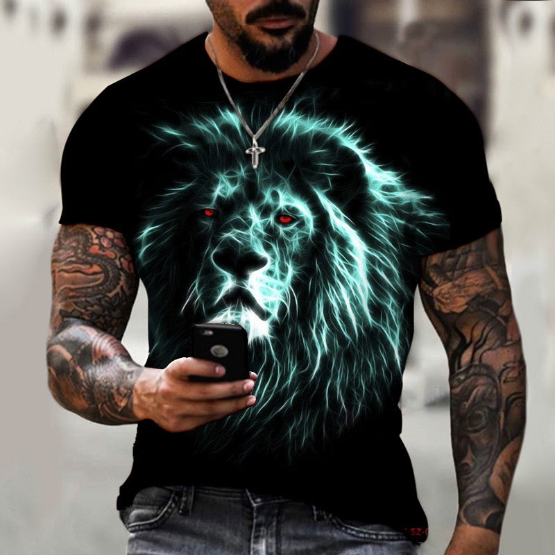 Animal Beast Lion Summer Men&