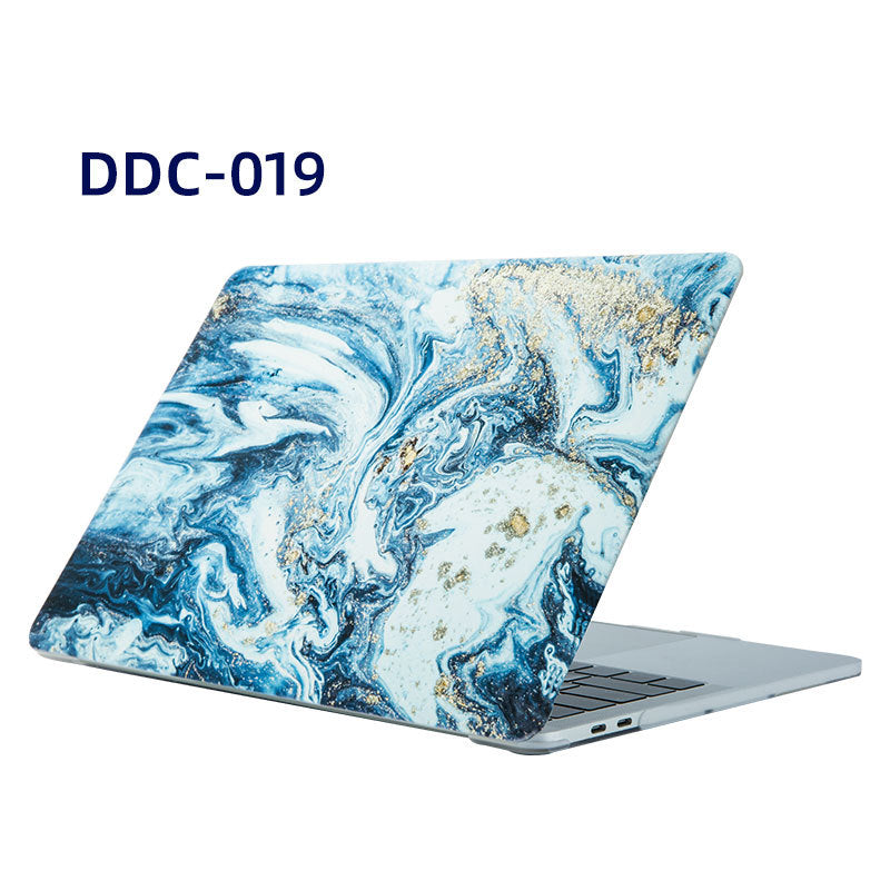 Notebook Computer Protective Cover Matte Painted Marble Shell