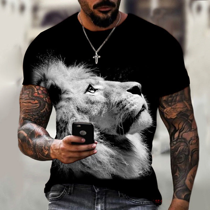 Animal Beast Lion Summer Men&