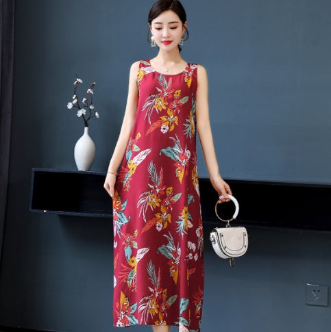 Loose Large Size Slim Office Workers Big Fat Mm Pajamas Skirt