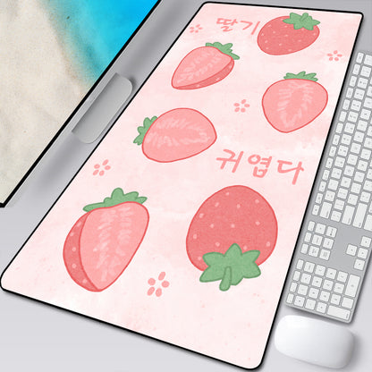 Large Computer Gamer Fruit Super Long Mouse Pad