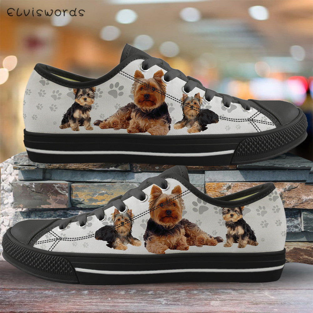 Polynesian Print Low-Top Canvas Casual