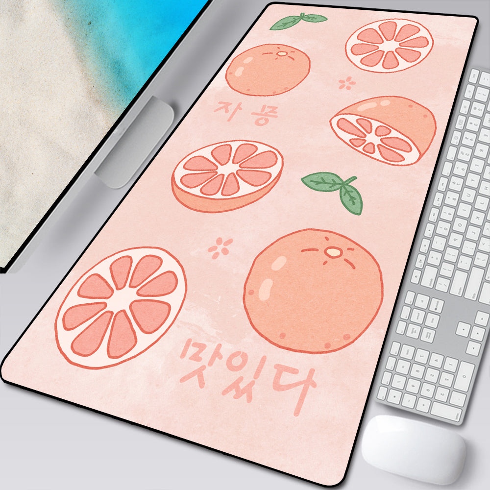 Large Computer Gamer Fruit Super Long Mouse Pad