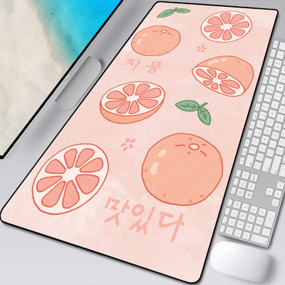 Large Computer Gamer Fruit Super Long Mouse Pad