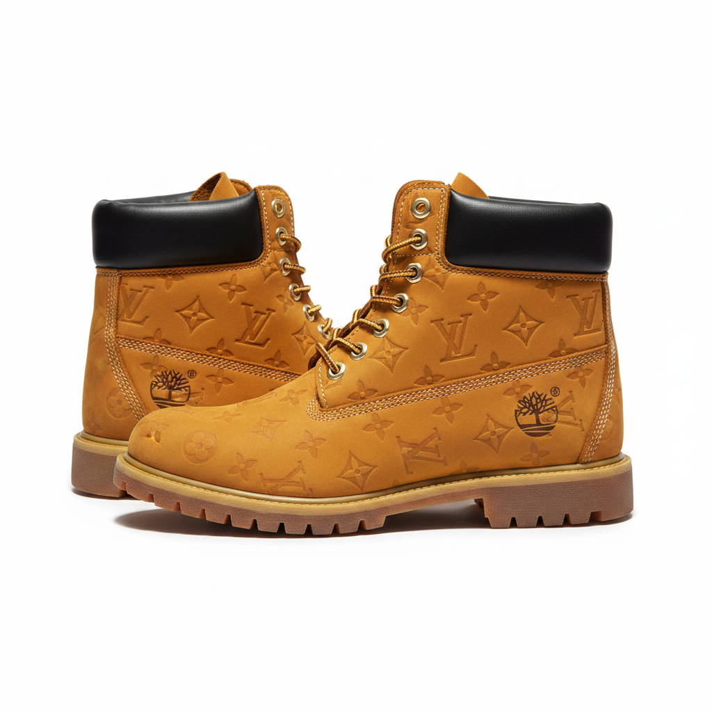 LV x Timberland Monogram Boots – Wheat