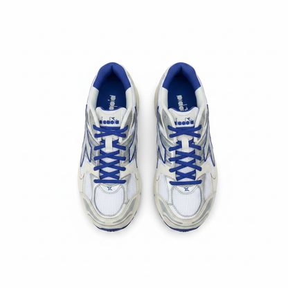 Diadora Retro Runner – Silver &amp; Blue
